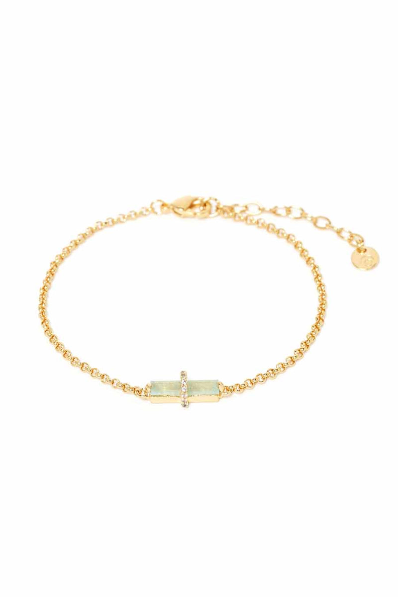AVENTURA - LE BRACELET - AVENTURINE VERTE