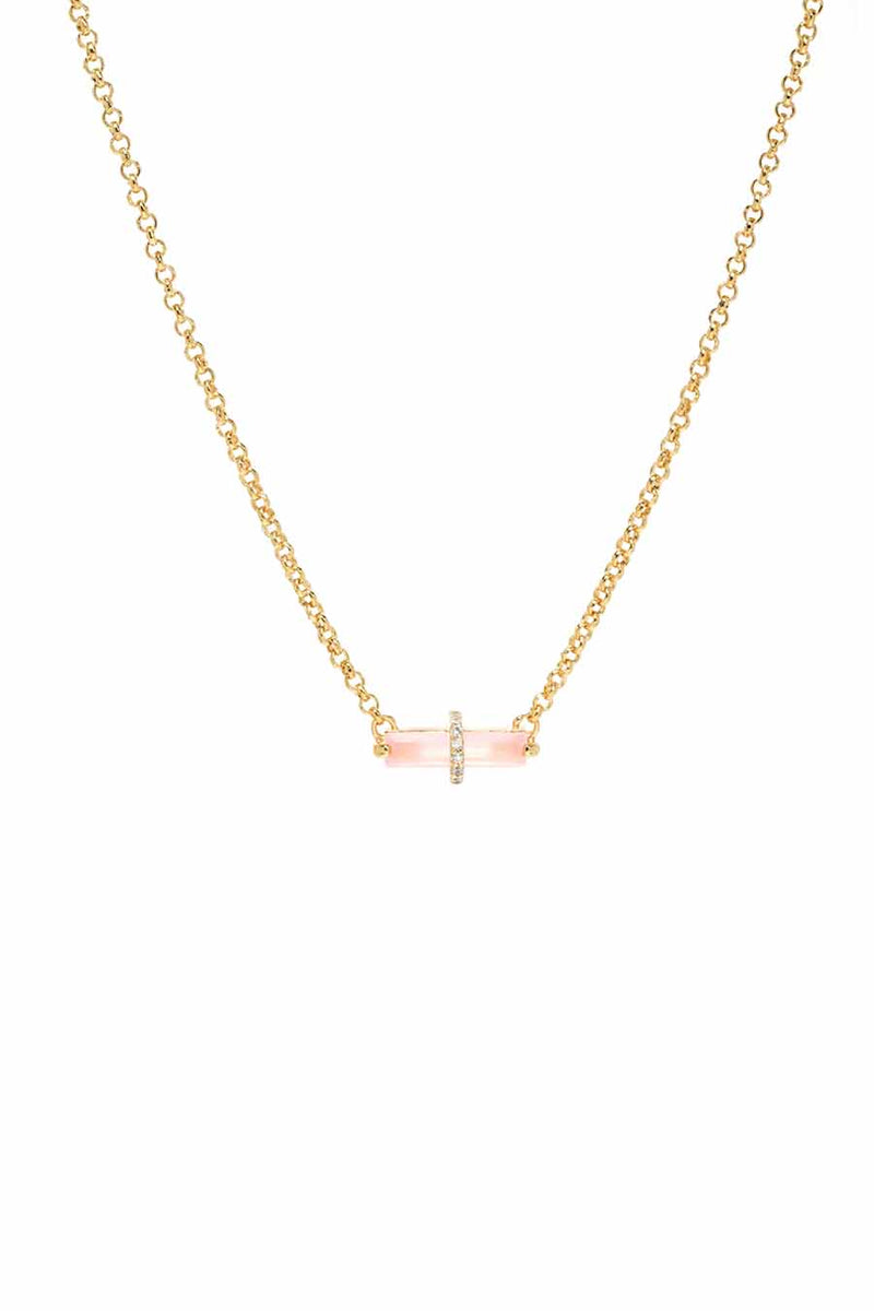 AVENTURA - LE COLLIER - QUARTZ ROSE