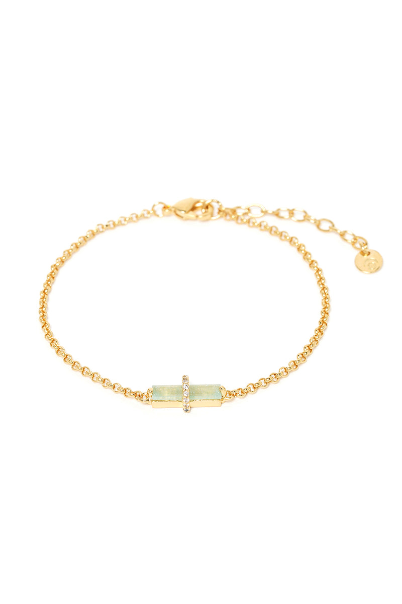 AVENTURA - LE BRACELET - AVENTURINE VERTE