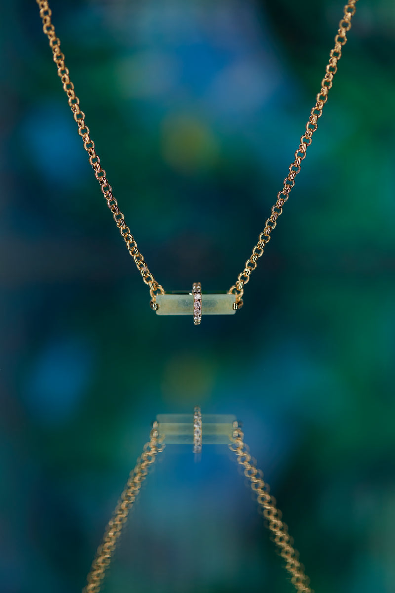 AVENTURA - LE COLLIER - AVENTURINE VERTE