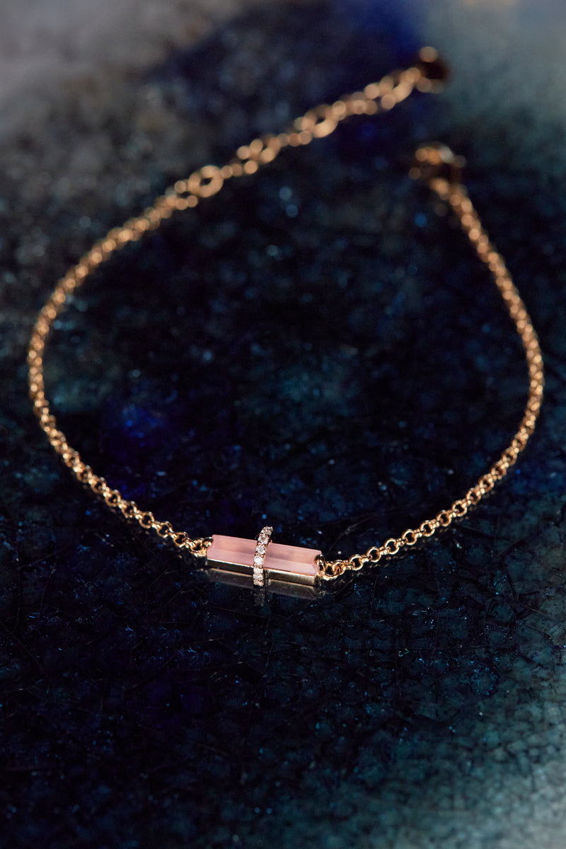 AVENTURA - LE BRACELET - QUARTZ ROSE