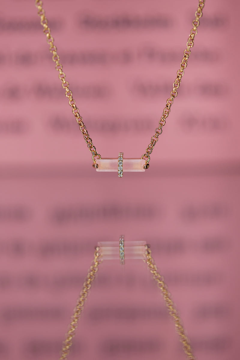 AVENTURA - LE COLLIER - QUARTZ ROSE