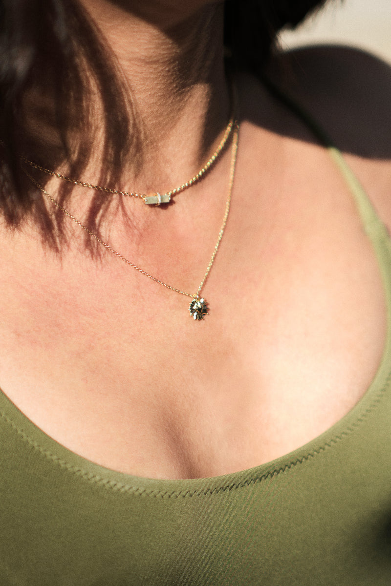 AVENTURA - LE COLLIER - AVENTURINE VERTE