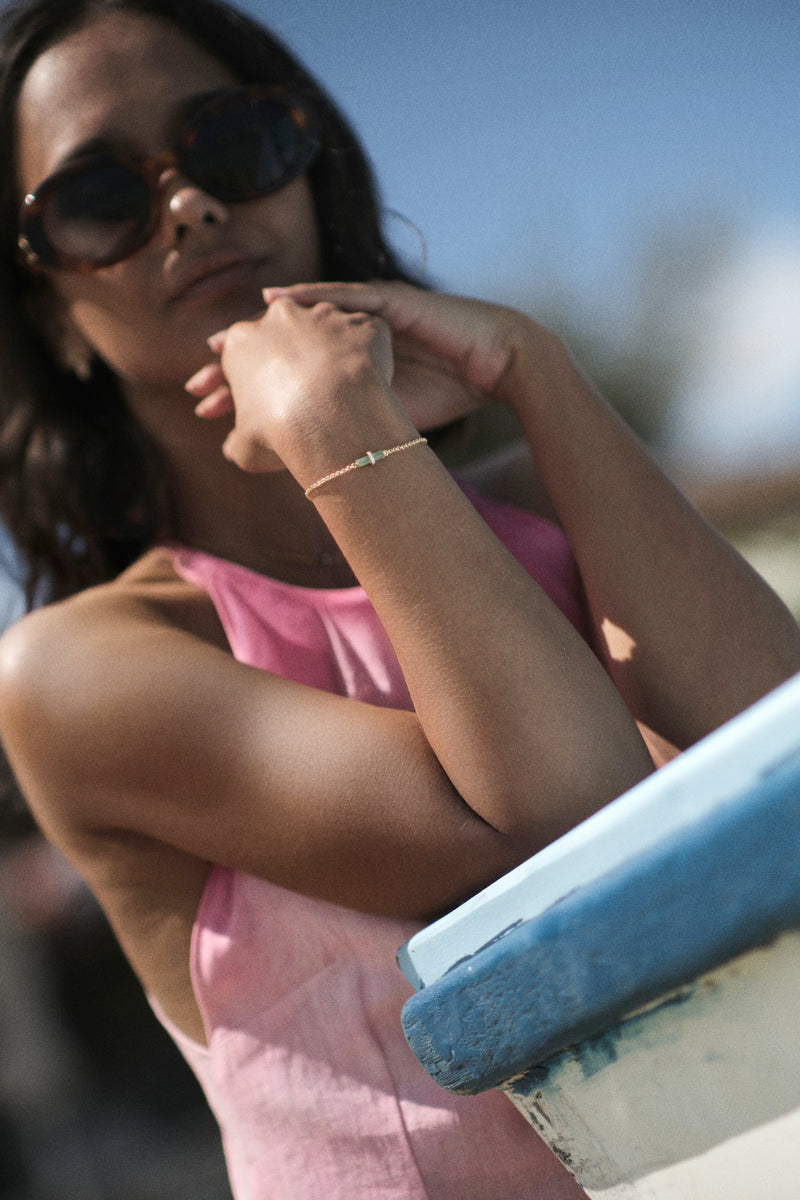AVENTURA - LE BRACELET - AVENTURINE VERTE