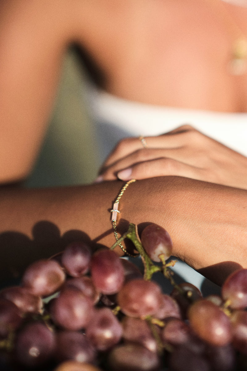 AVENTURA - LE BRACELET - QUARTZ ROSE